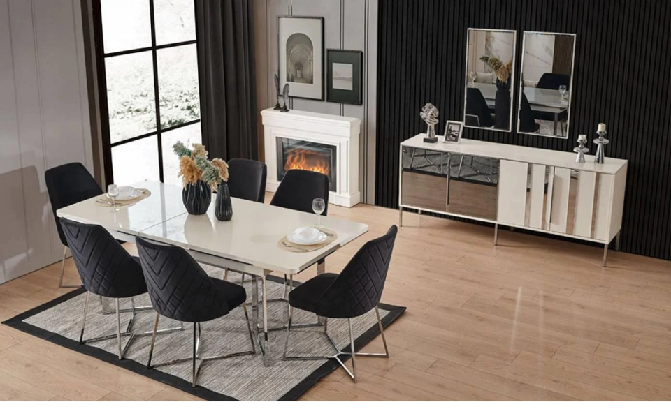 Venüs Modern Yemek Odası Takımı