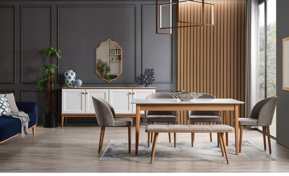 Okyanus Modern Yemek Odası Takımı