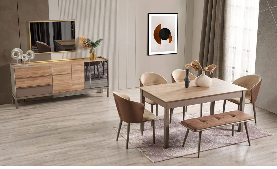 Atlas Modern Yemek Odası Takımı