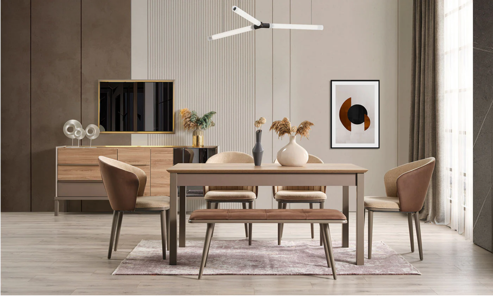 Atlas Modern Yemek Odası Takımı