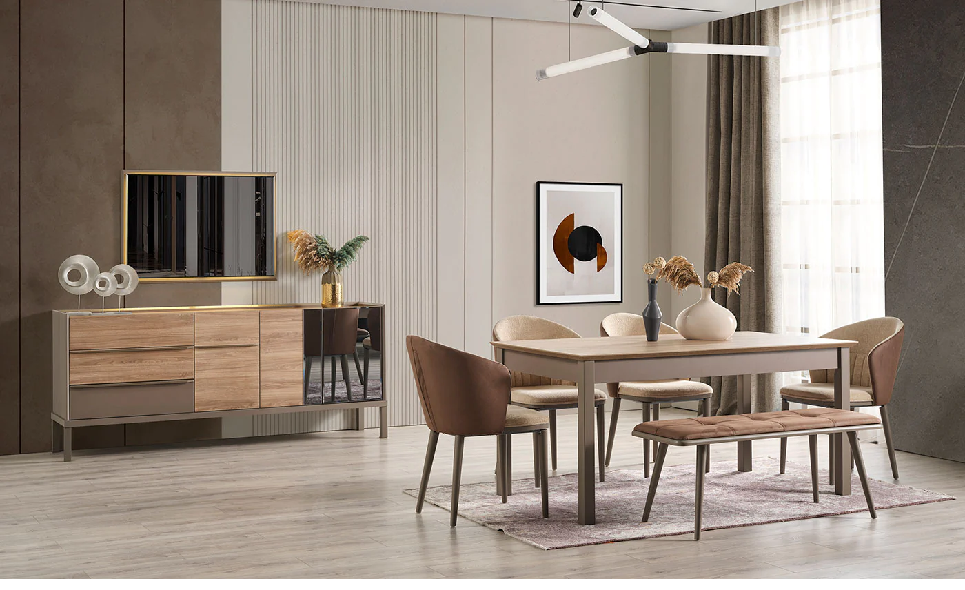 Atlas Modern Yemek Odası Takımı