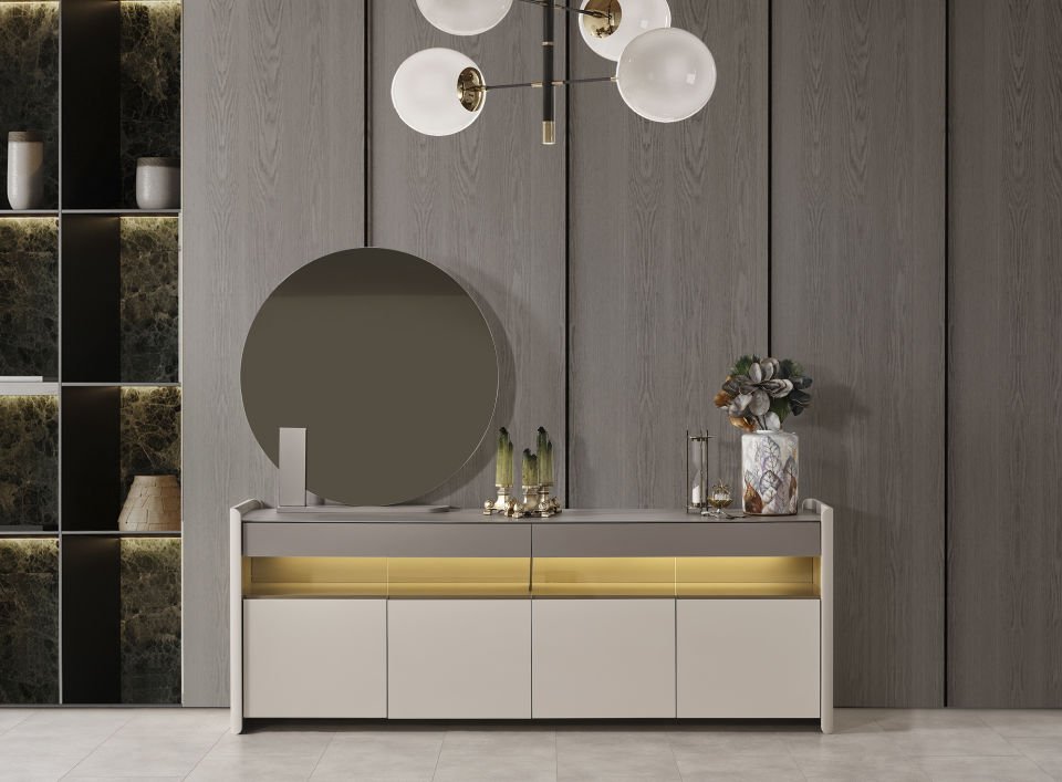 Platin Yemek Odası Takımı